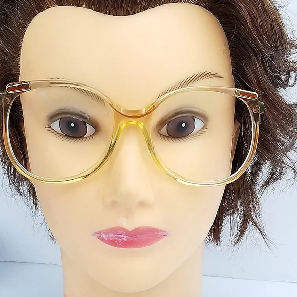 Vintage Gorgeous Clear CAZAL Oversized Eyeglasses Frames Cazal 178 Collectors main image 4